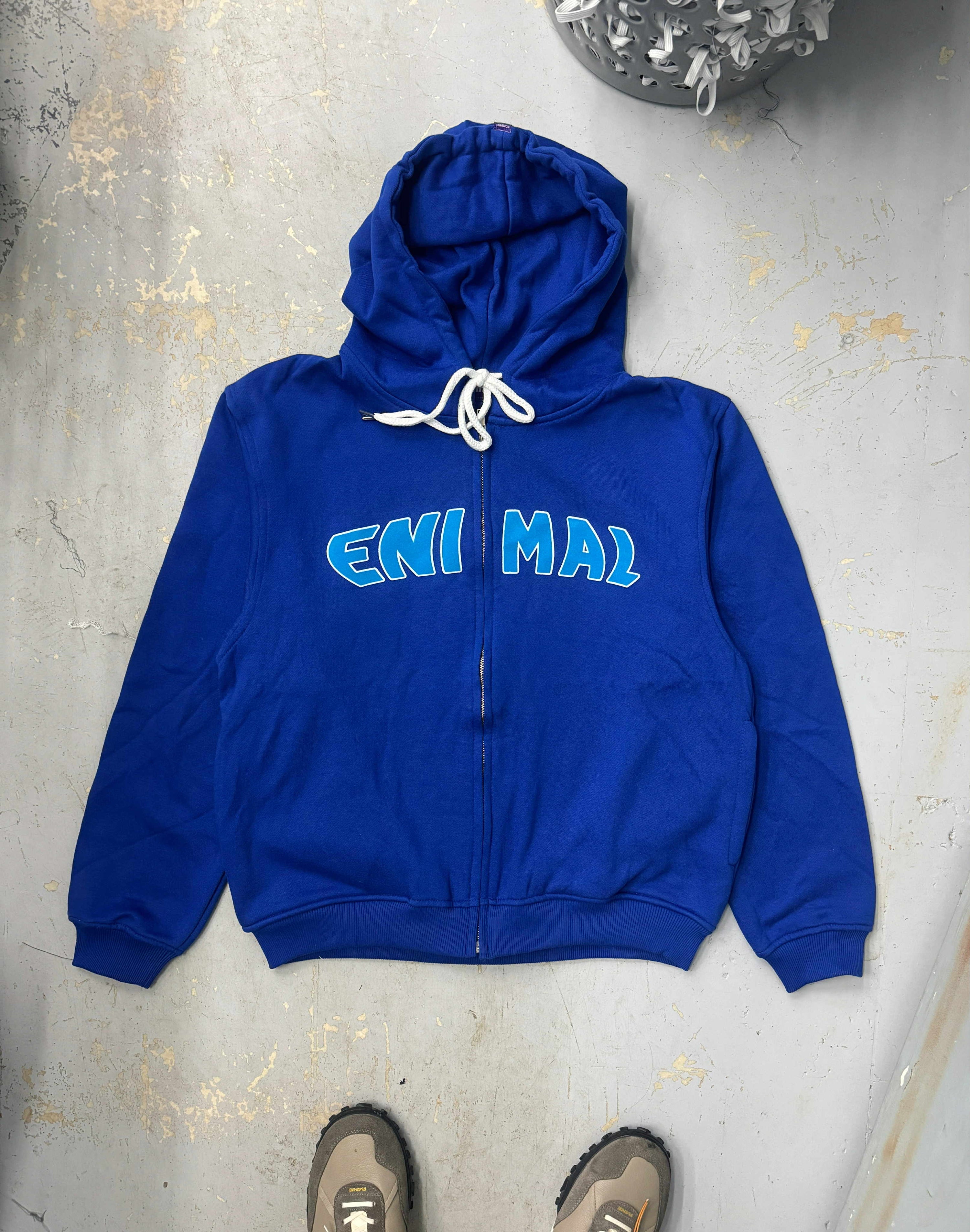 Applique Zip-Up Hoodie
