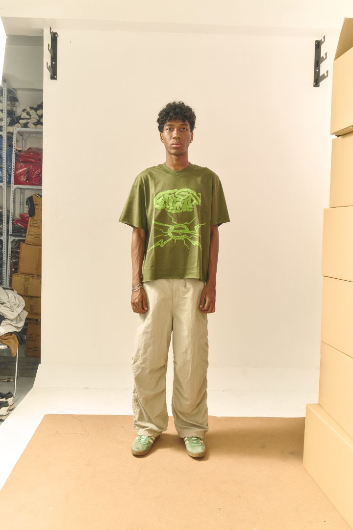 Static - Raw Cropped Tshirt