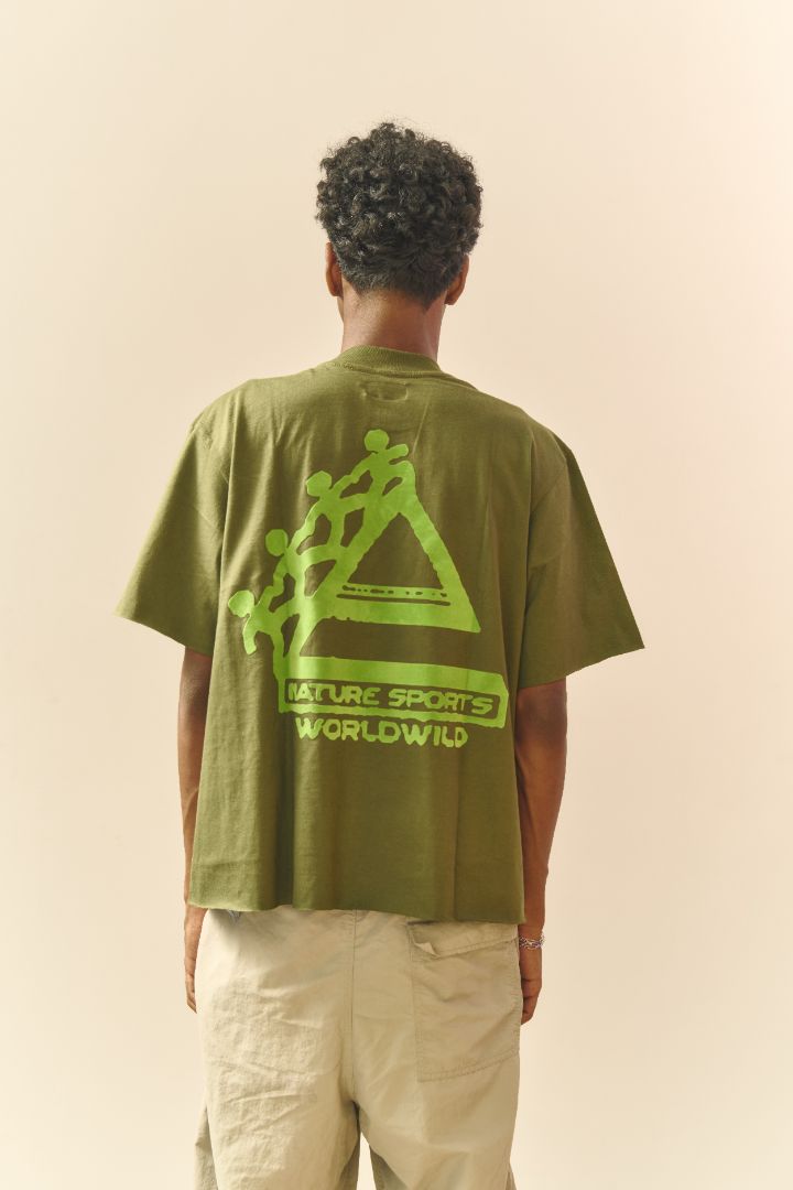 Static - Raw Cropped Tshirt