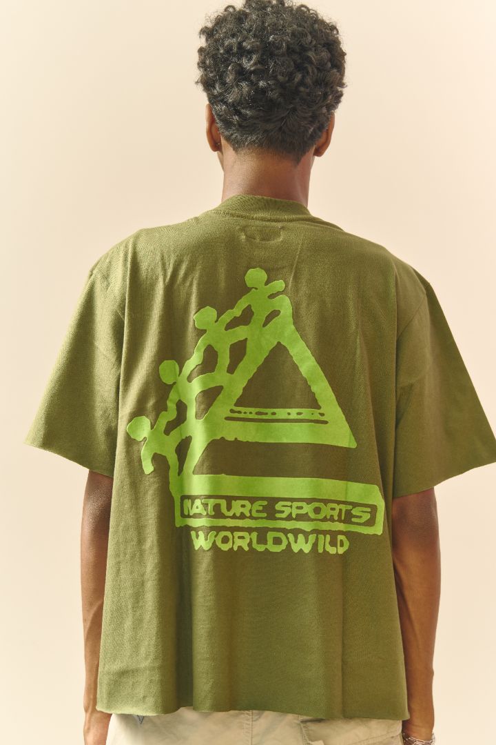 Static - Raw Cropped Tshirt