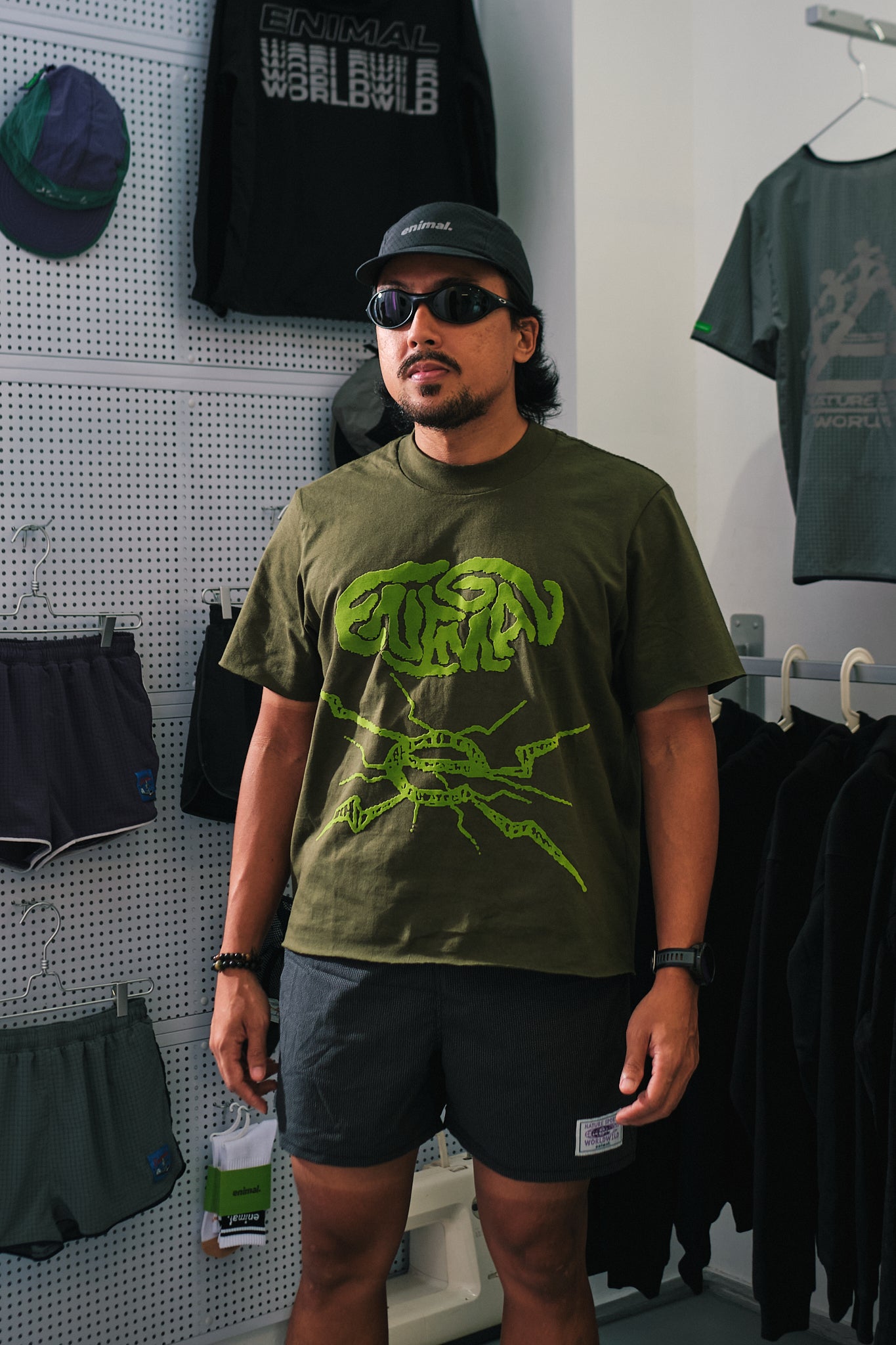 Static - Raw Cropped Tshirt