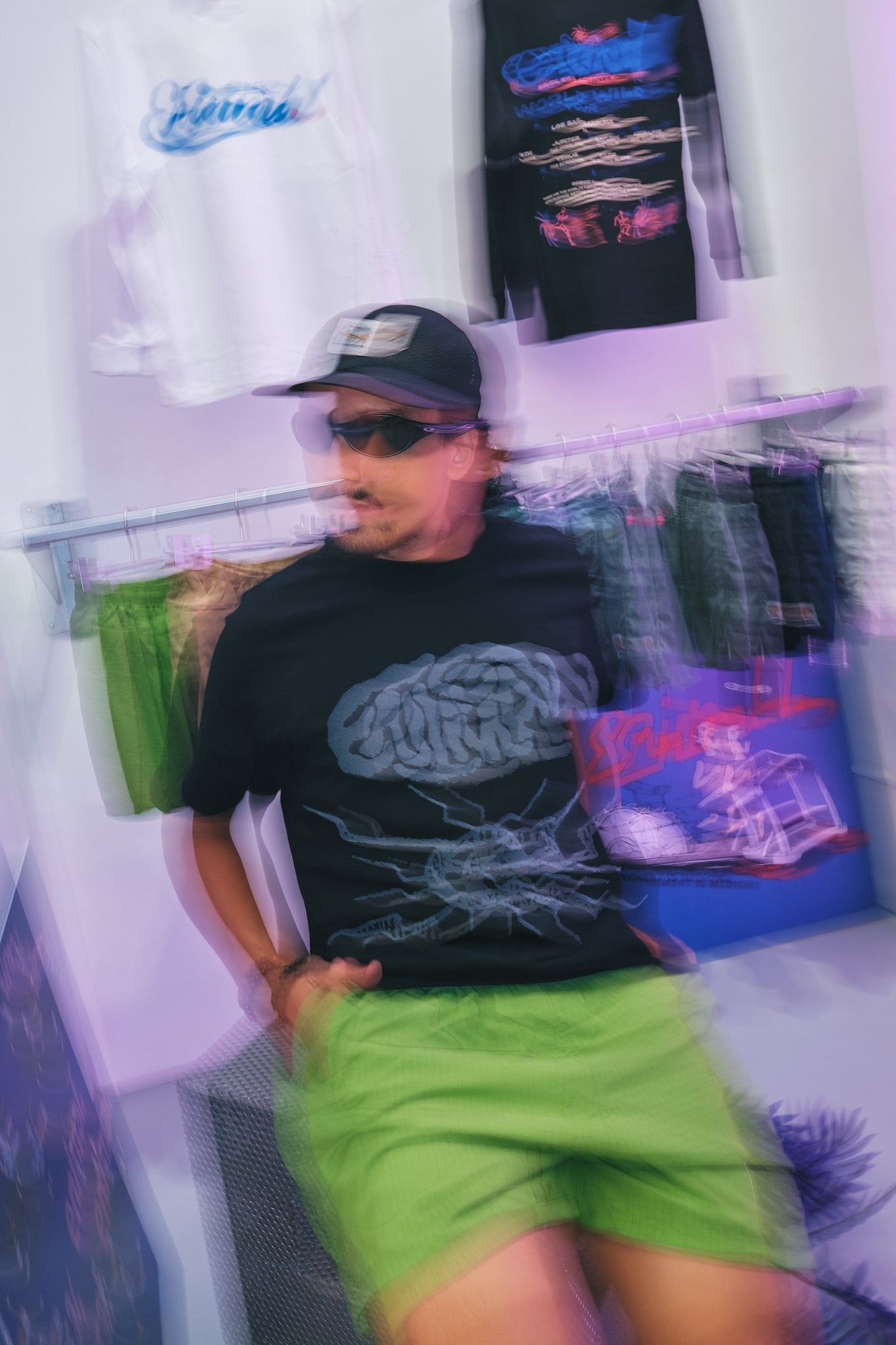 Static - Raw Cropped Tshirt